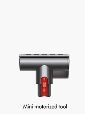 Dyson Gray Mini Motorhead Brush with Red & Blue Roller